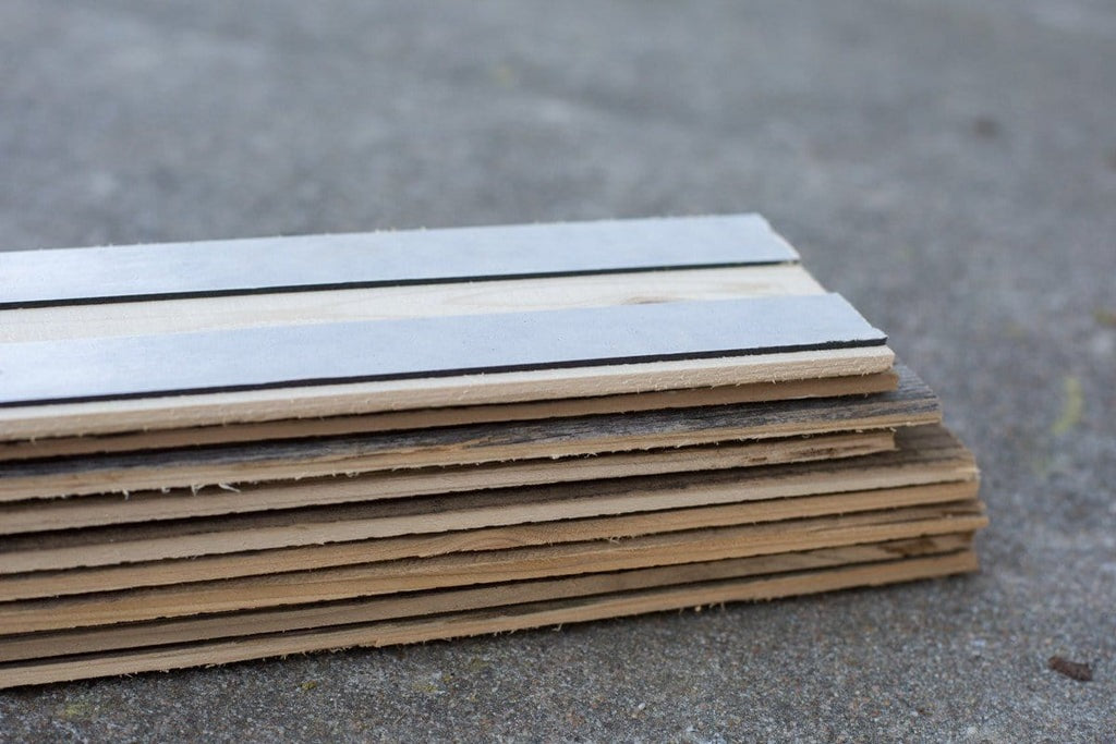 Rustic Red Finish 3" Wide Planks