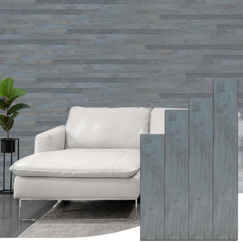 Slate Blue Finish 3" Wide Planks