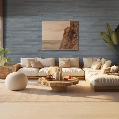Slate Blue Barn Wood 5" Wide Planks