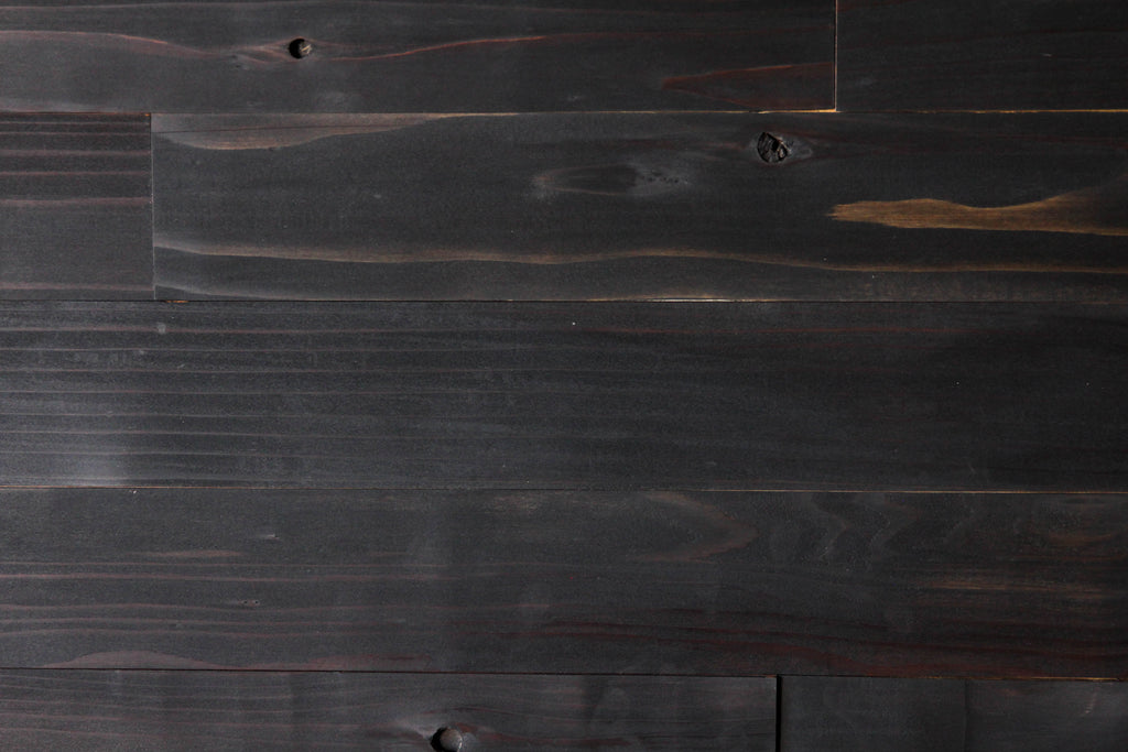 Northwest Charcoal Finish 3" Wide Planks