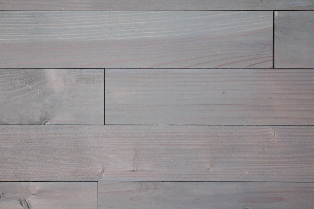 Cadet Blue Finish 3" Wide Planks