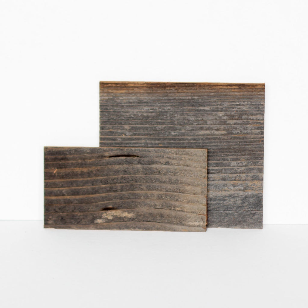 Sample Pack - Reclaimed Barn Wood & Whitewash Barn Wood Planks ( 6" Long and 0.15" Thick 3" & 5 Wide")